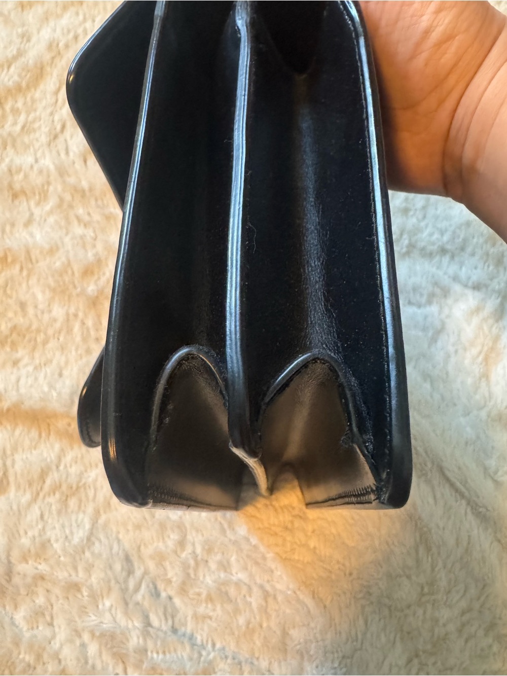 Gucci Black Smooth Leather GG Marmont Heart Shoulder Bag - Picture 5 of 11